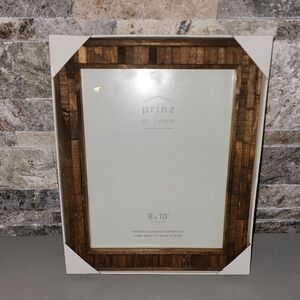 Prinz At Home Brand New Brown Wood Frame Natural Wood